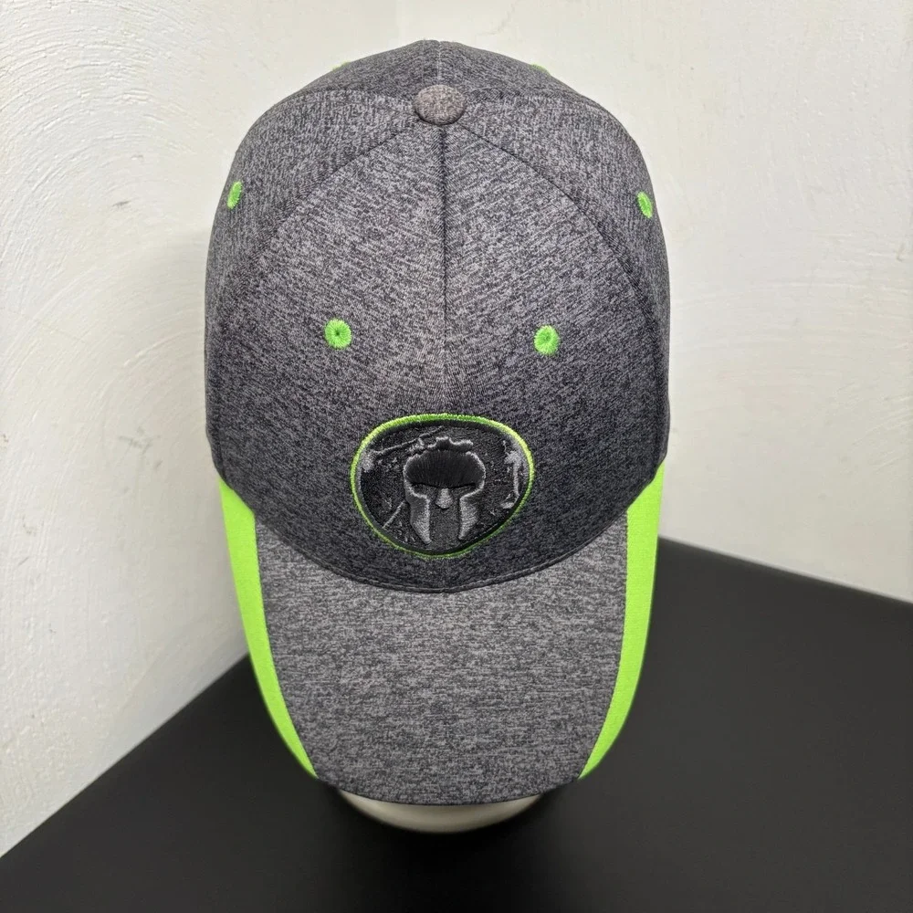 '47 Brand Spartans Baseball Cap Hat Gray Green OSFM Stretch‎ Unisex Spellout